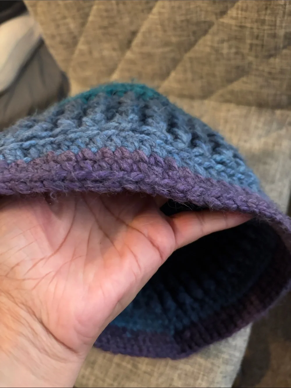 Crochet beanie